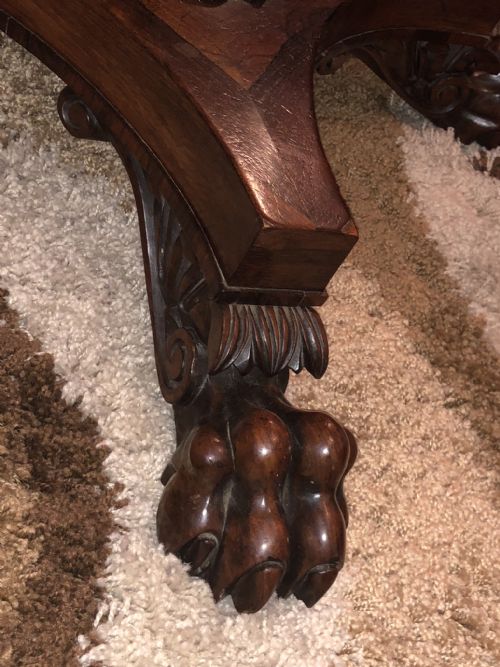 AN EXQUISITE REGENCY ROSEWOOD CENTRE TABLE IN THE MANNER OFF TROTTERS EDINDURGH - ADDITIONAL PHOTO 2