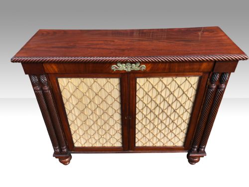 A FINE REGENCY IRISH PROBABLY CORK MAHOGANY SIDE CABINET - ADDITIONAL PHOTO 3