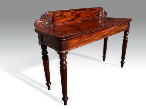a william iv mahogany colsole serving table - CATEGORY: ANTIQUE TABLES - DATED REGENCY