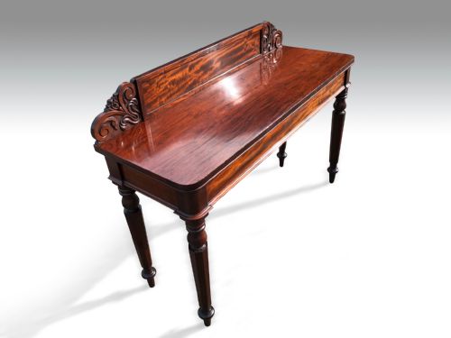 A WILLIAM IV MAHOGANY COLSOLE SERVING TABLE - ADDITIONAL PHOTO 1