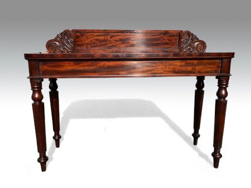 A WILLIAM IV MAHOGANY COLSOLE SERVING TABLE - ADDITIONAL PHOTO 3