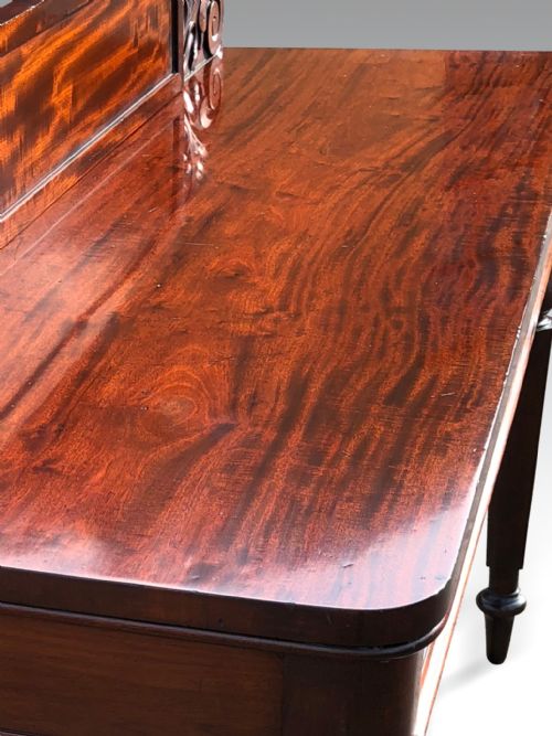 A WILLIAM IV MAHOGANY COLSOLE SERVING TABLE - ADDITIONAL PHOTO 4