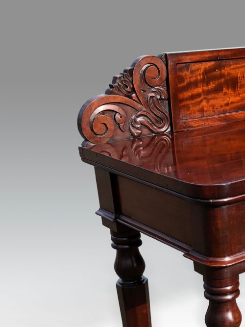 A WILLIAM IV MAHOGANY COLSOLE SERVING TABLE - ADDITIONAL PHOTO 5