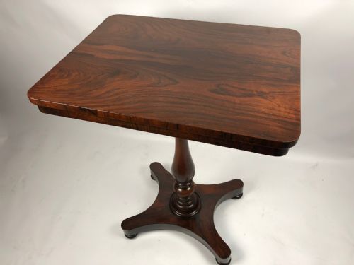 a wonderful mid 19th century rosewood occasional or wine table - CATEGORY: ANTIQUE TABLES - DATED REGENCY