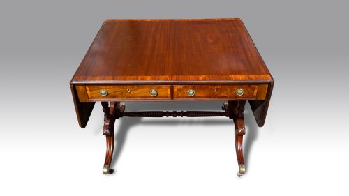 a fine irish regency mahogany sofa table - CATEGORY: ANTIQUE TABLES - DATED REGENCY