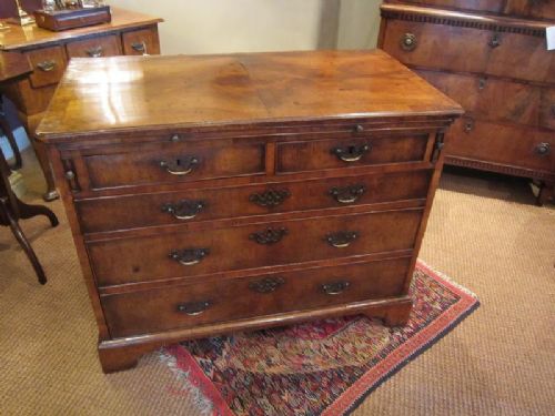 Fine Early Georgian Walnut Bachelors Chest