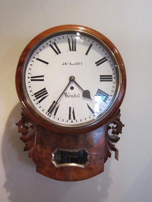Quality Walnut Fusee Wallclock