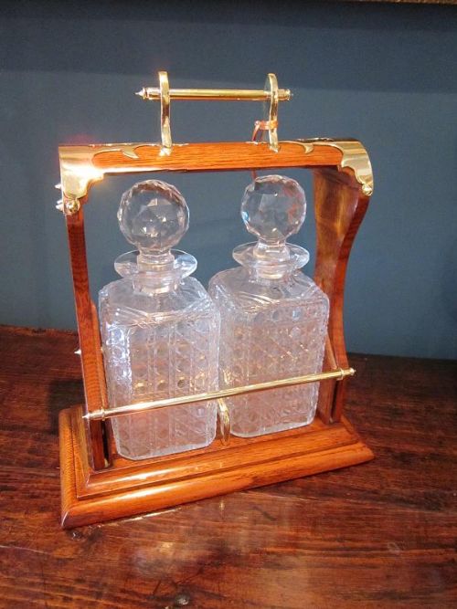 Fine Victorian Two Bottle Tantalus