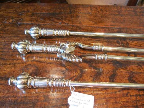 Quality Set of Victorian Fire Irons