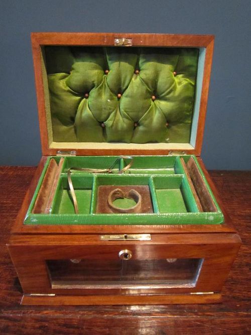 Quality Victorian Walnut Jewellery Box