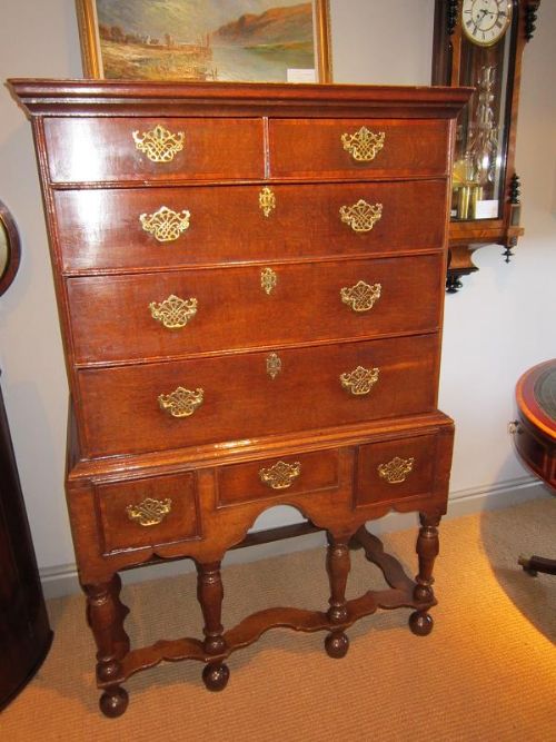 Good Early Georgian Chest on Stand