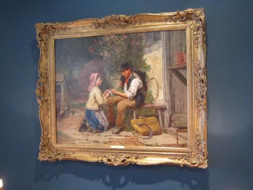 Fine Original Victorian Oil on Canvas