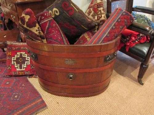 Quality Large Victorian Oak Barrel