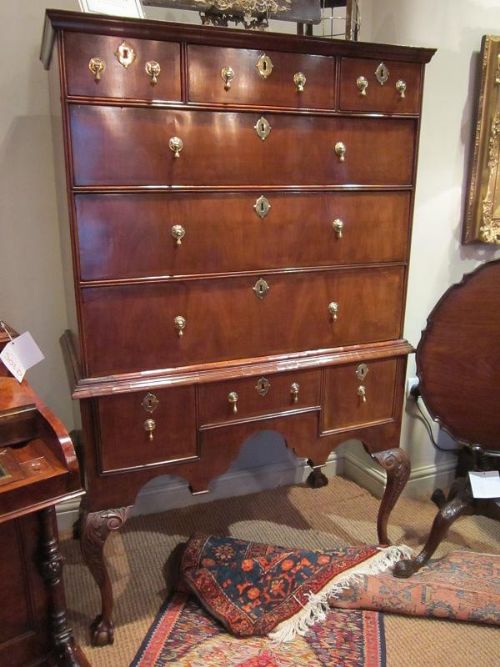 Superb Early Georgian Walnut Chest on Stand
