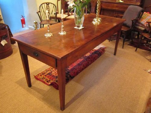 Late Georgian Cherrywood Farmhouse Table
