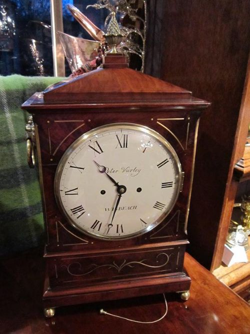 Fine Regency Inlaid Fusee Bracket Clock