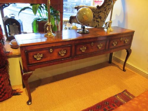 Superb Georgian Oak Low Dresser