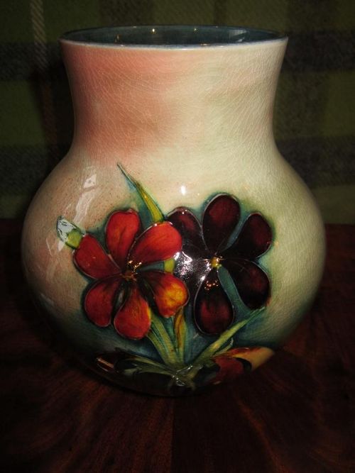 fig 1. SUPERB MOORCROFT FLAMBE VASE