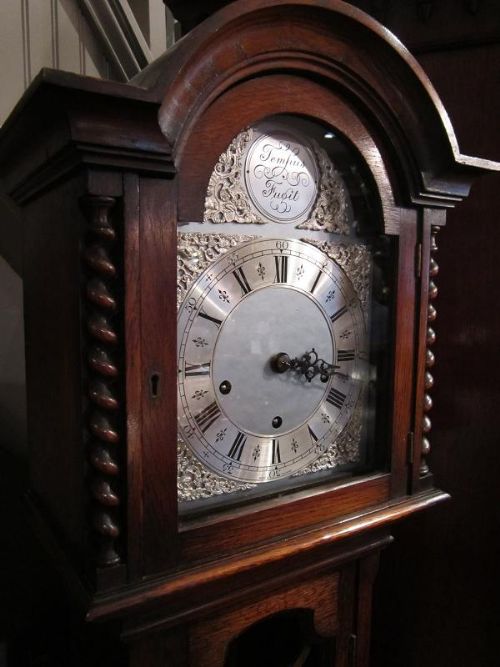 fig 1. QUALITY EDWARDIAN GRANDMOTHER CLOCK