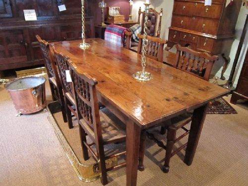 Good George III Elm Farmhouse Table