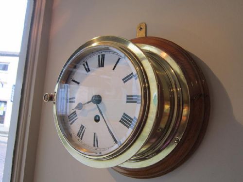 Quality Victorian Fusee Ships Clock