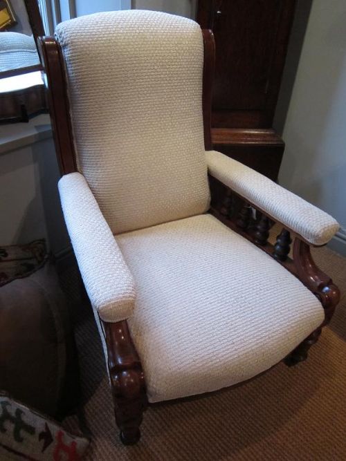 Quality Victorian Mahogany Armchair
