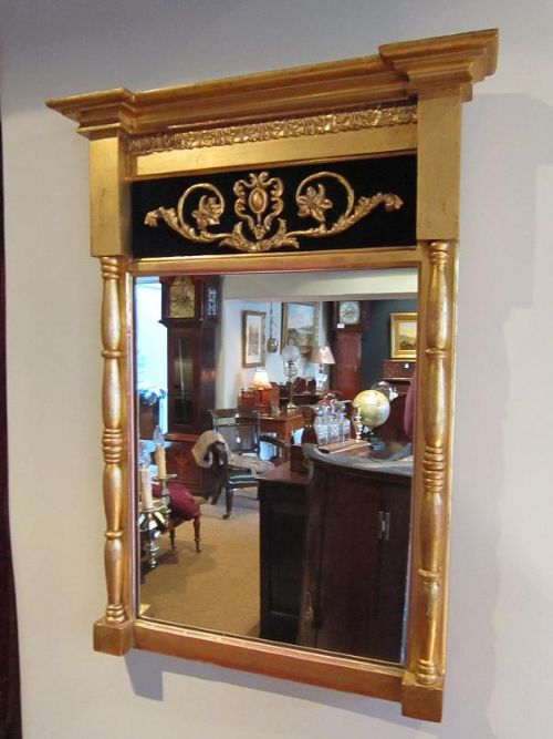 Superb Regency Pier Glass Wall Mirror