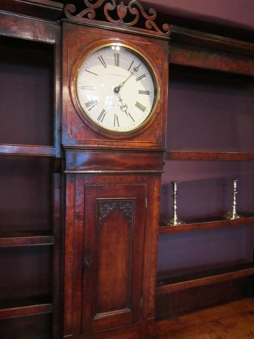 fig 1. RARE & ORIGINAL MID GEORGIAN CLOCK DRESSER BASE & RACK