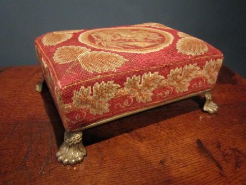 Fine Regency Gilt Ormulu Footstool