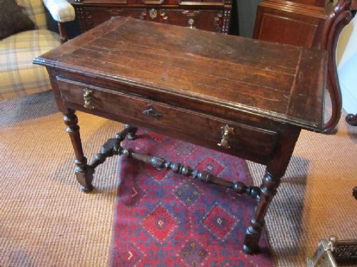 Good George II Oak & Fruitwood Side Table