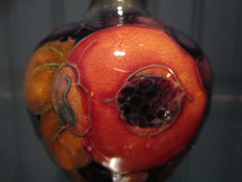 fig 1. EARLY MINITURE MOORCROFT POMEGRANATE VASE