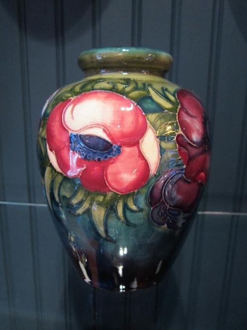 Moorcroft Anemone Roll Neck Vase