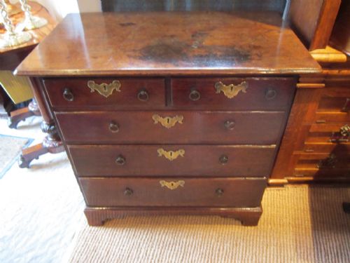 Small George II Period Oak Chest of Drawers