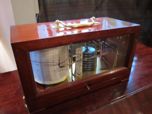 Fine Victorian Portable Barograph