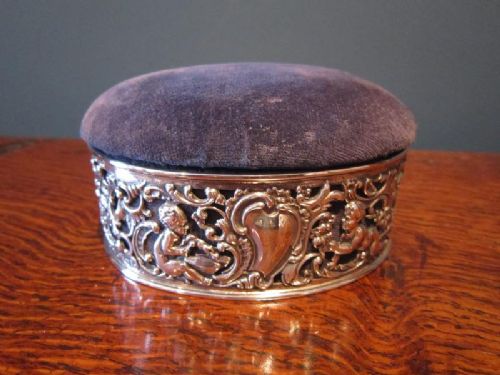 Quality Victorian Solid Silver Ring Box