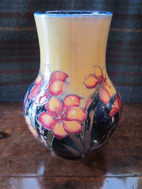 Impressive Moorcroft Flambe Freesia Vase