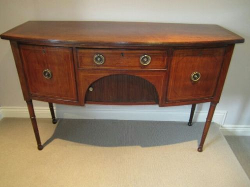 Quality Regency Bow Fronted Sideboard