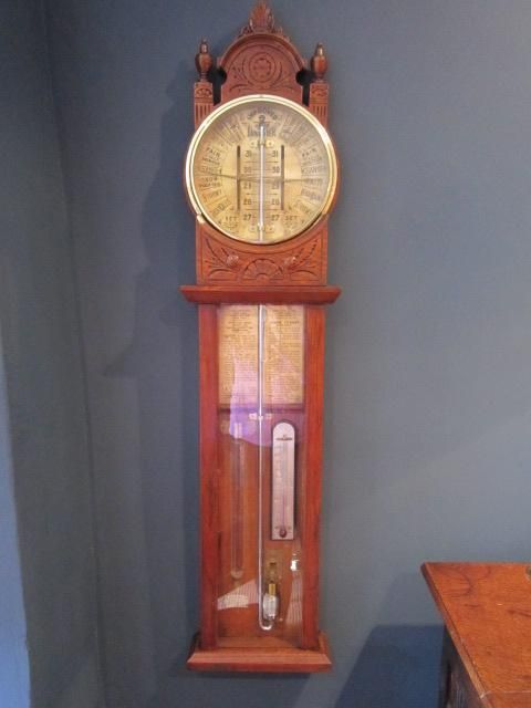 Quality Victorian 'Polytechnic'admiral Fitzroy Barometer