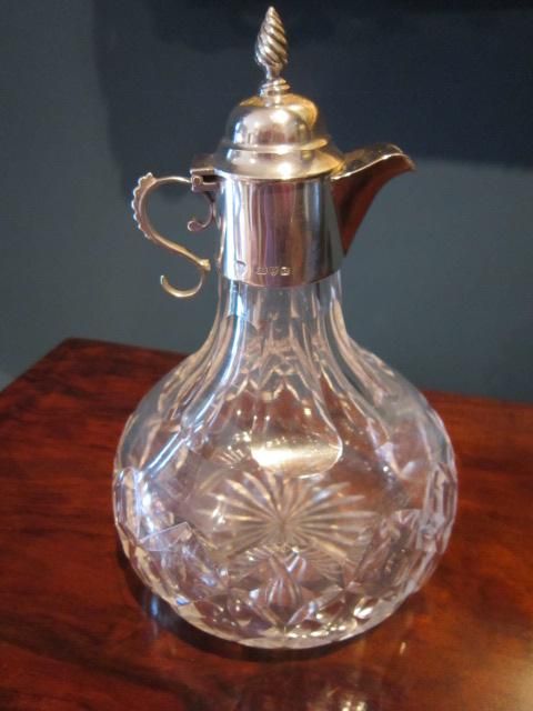 High Quality Victorian Silver Claret Jug