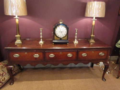 Fine Mid Georgian Oak Low Dresser