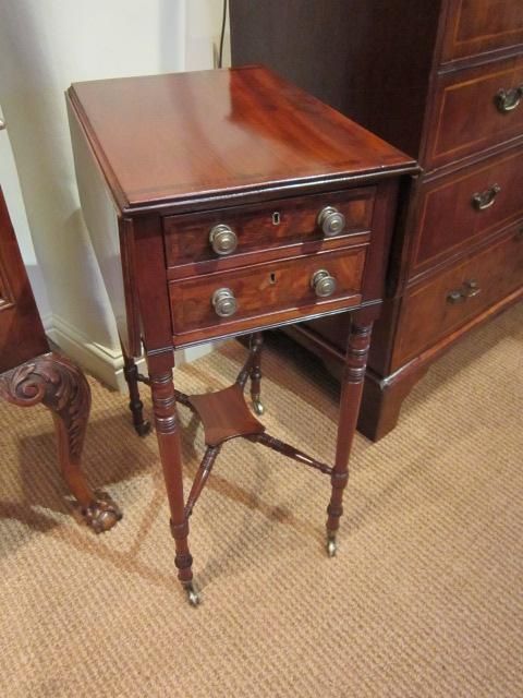 High Quality Regency Pembroke Style Occasional Table