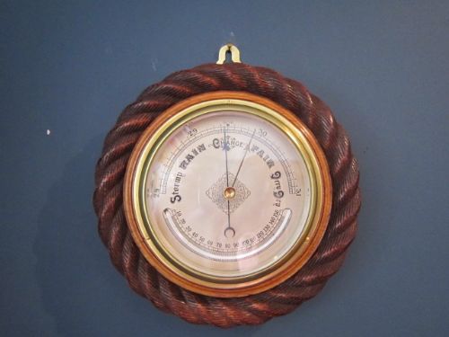 Quality Victorian Rope Twist Barometer