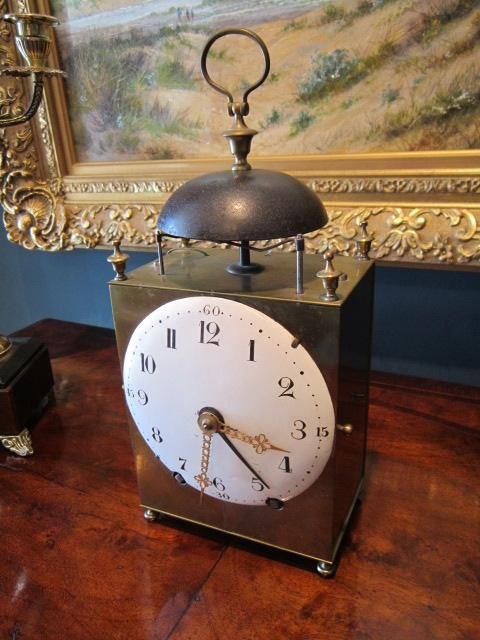 Rare Early 19th Century Capucine Alarm Clock