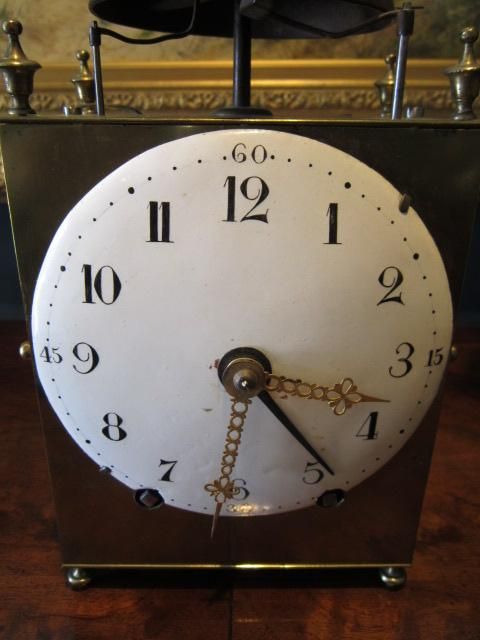 fig 1. RARE EARLY 19TH CENTURY CAPUCINE ALARM CLOCK