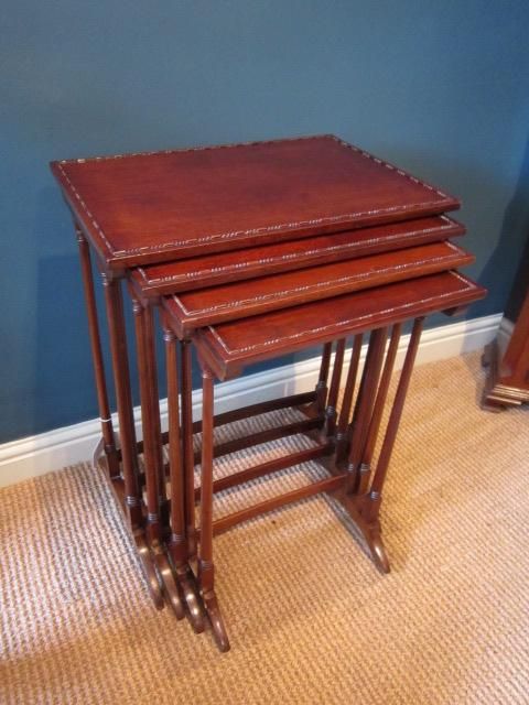 Quality Edwardian Nest of Occasional Tables