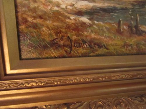 fig 1. FINE ORIGINAL JAMIESON OIL ON CANVAS