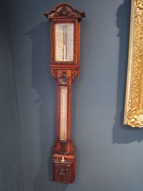 fig 1. FINE VICTORIAN LONDON STICK BAROMETER