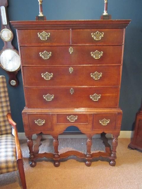 Fine Early Georgian Oak Chest on Stand