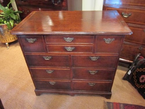 Fine Original Early Georgian Oak Chest
