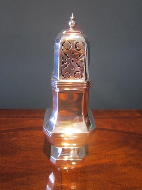 Fine Edwardian Silver Sugar Castor